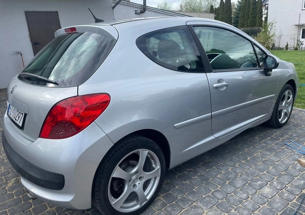 Peugeot 207 cena 8500 przebieg: 120000, rok produkcji 2007 z Luboń małe 37